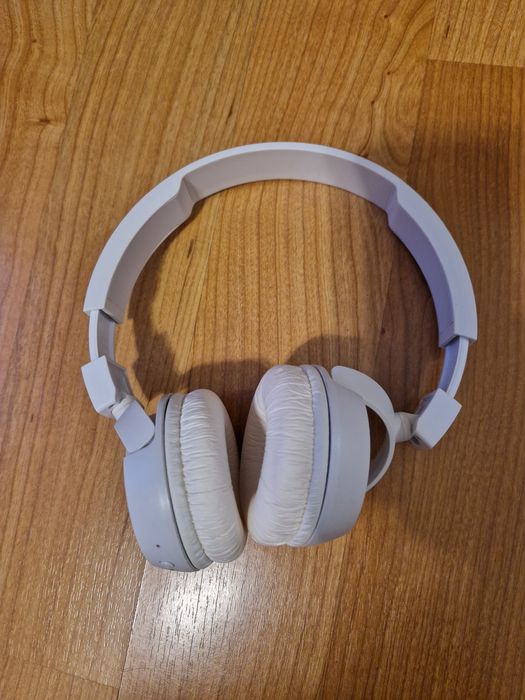 Casti JBL T450BT, bluetooth, alb