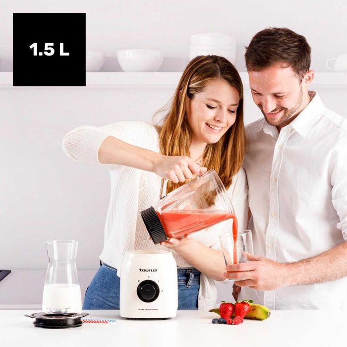 Блендер Taurus Optima Vintage MAX, 1500W, Стъклена Кана, 1.8л.