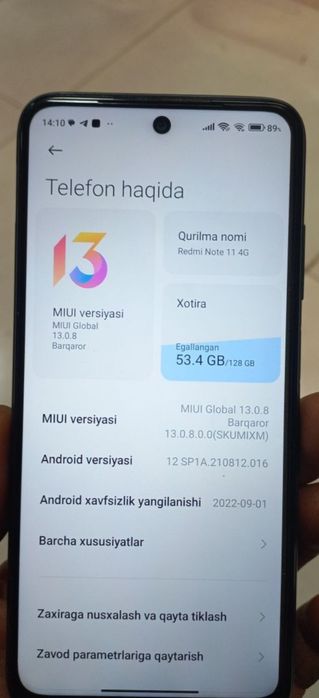 Redmi note 11 4g 128g