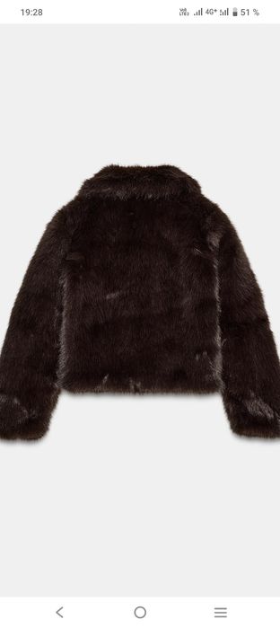 шуба от ZARA новый размер S