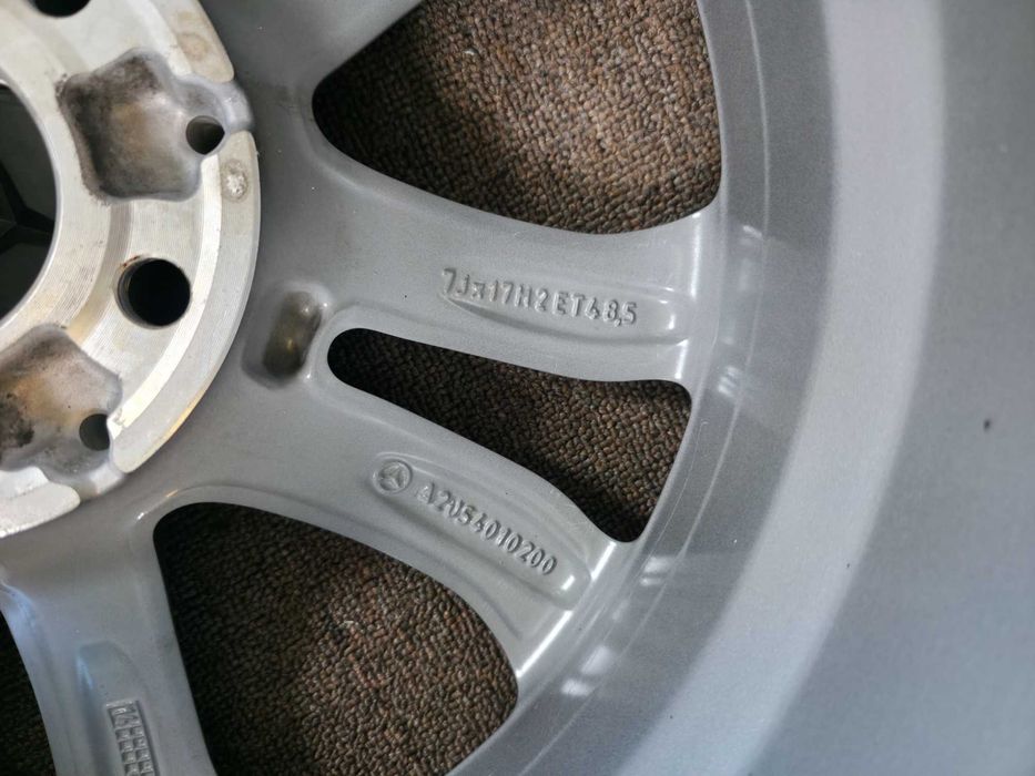 4 Jante Aliaj 5x112 17'' 7J ET 48.5 - OEM Mercedes C-Class W205 W206 A Class B Class V-Class VITO VIANO CLA GLC GLB