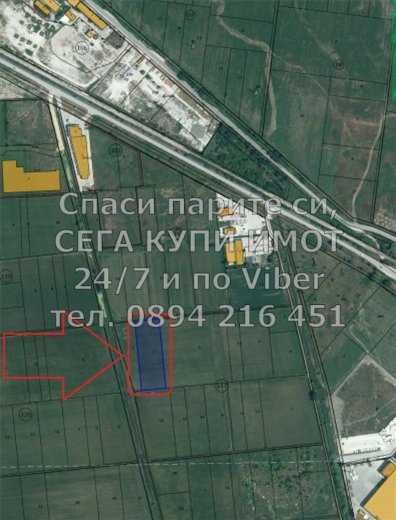 Поземлен имот 5дка до регулация с лесна комуникация - код 14404