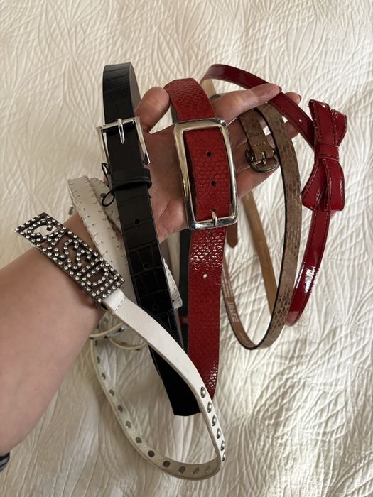 Кожени колани черен, кафяв, червен, бял Esprit, Promod