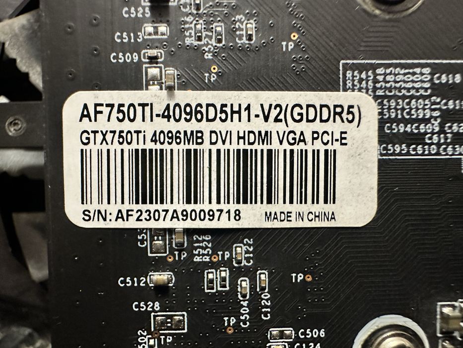 GTX 750TI 4098MB