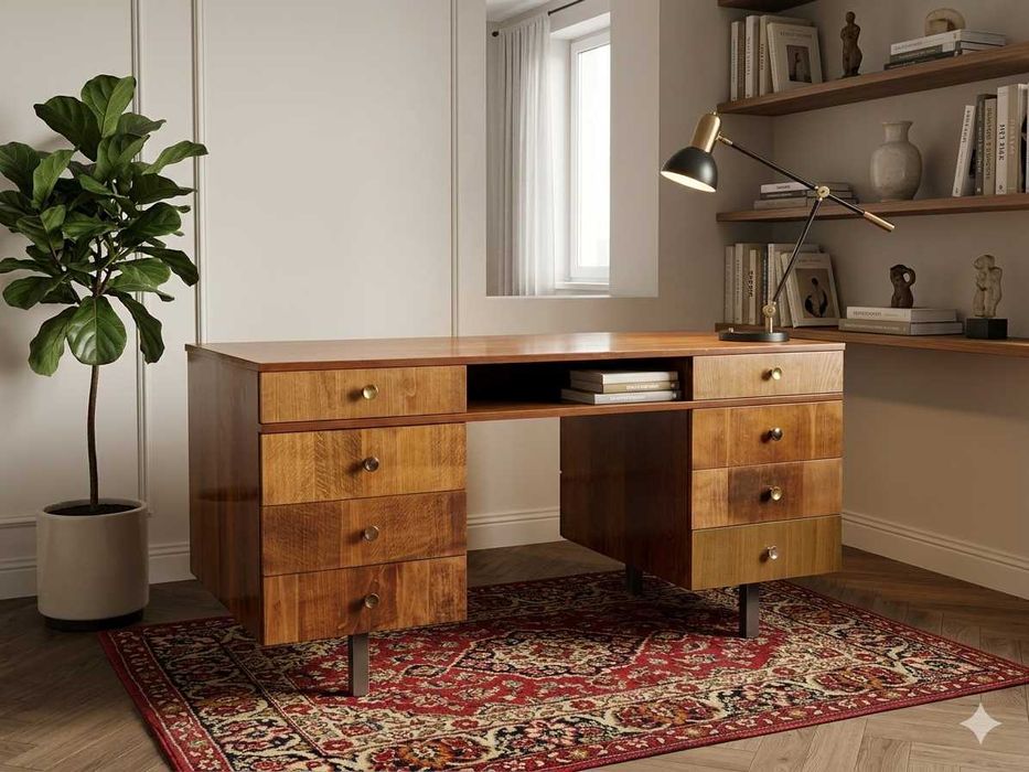 Письменный стол, винтаж, дерево