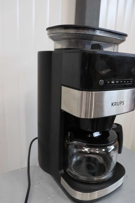 Програмируема филтърна кафемашина Krups Grind Aroma,автоматична мелачк