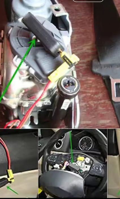 Vând simulator, anulator airbag, centura, plasă scaune BMW ,Audi univ