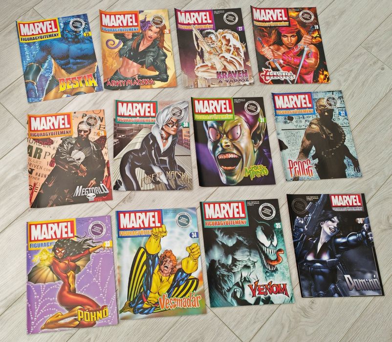 Lot 40 reviste eroi caractere Marvel in limba maghiara