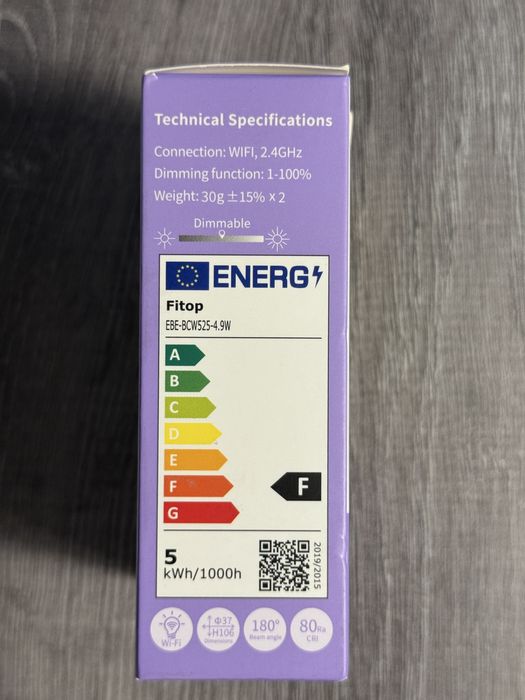 2 x Bec LED Smart Wireless RGB