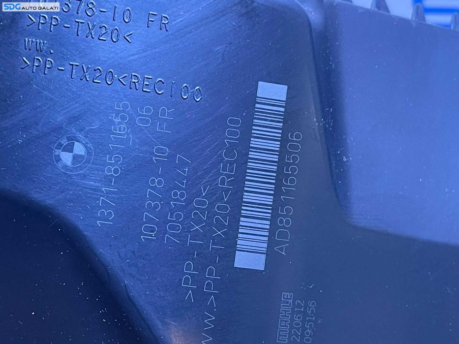 Corp Carcasa Admisie Filtru Aer BMW Seria 4 F32 F33 F36 F82 F83 418 420 425 2.0 D N47 2013 - Prezent Cod 8511655