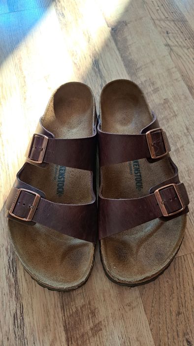 Кожени чехли Birkenstock Arizona