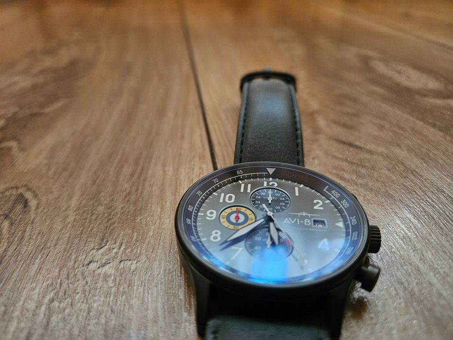 Ceas AVI-8 Hawker Hurricane Chronograph 42mm 5ATM
