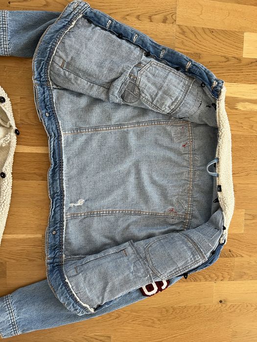 Късо дънково яке с подплата Superdry