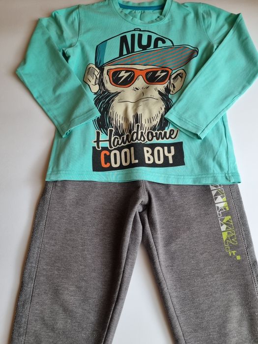 Блуза 122 см. и долнище 116 см., българско производство - маг. "Точици