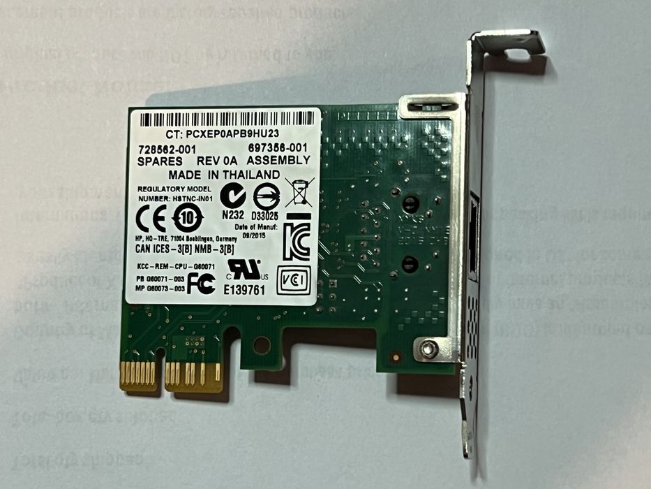 Placa de retea INTEL 628562 / 10/100/1000