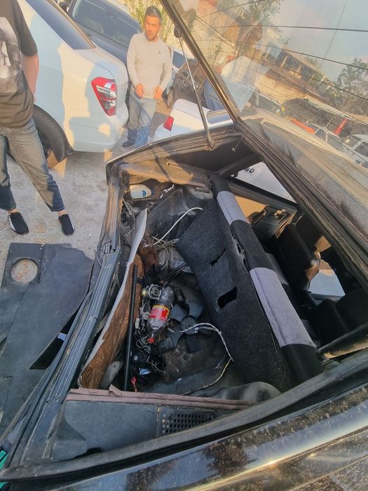 Ваз 2109 черная после ДТП