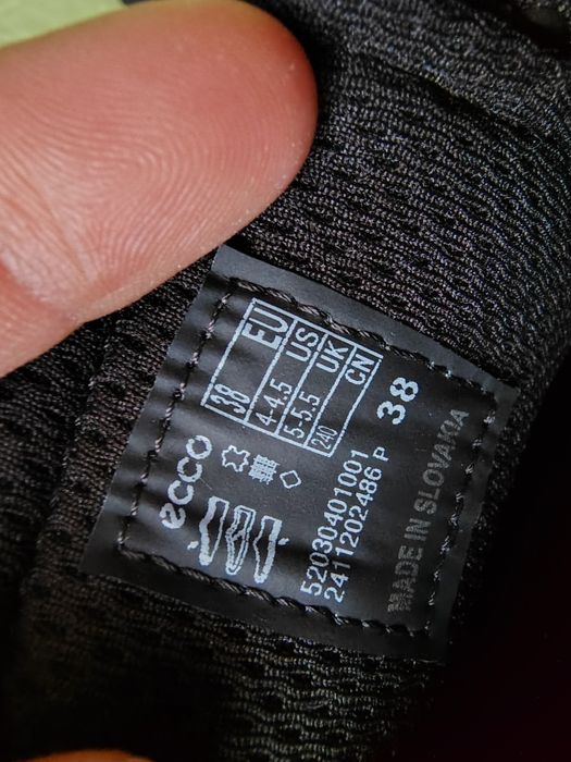 Pantofi noi de piele negri mărimea 38