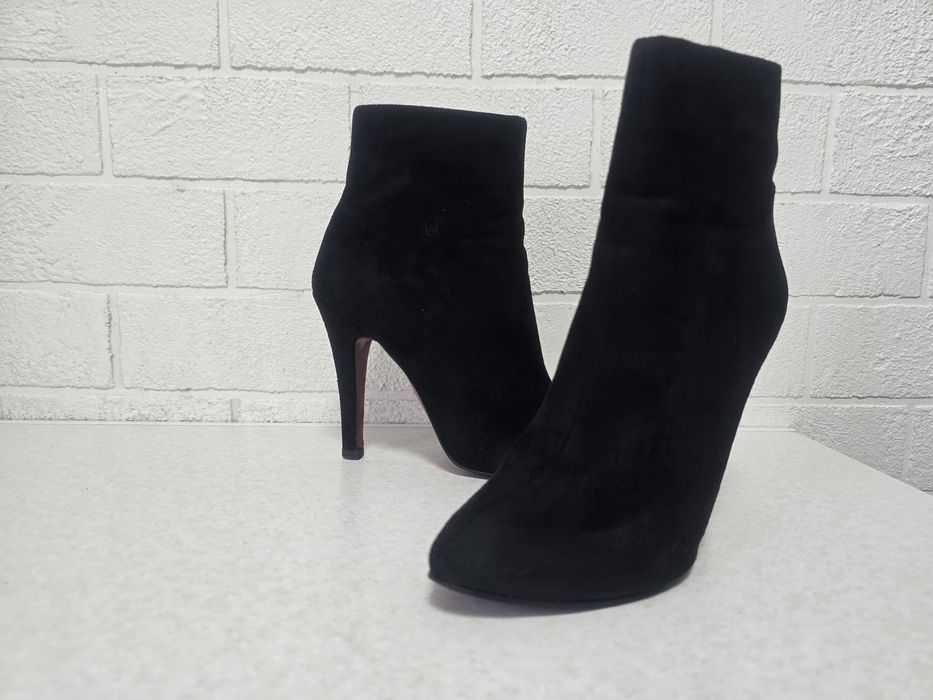 Ботильоны женские, нубук.