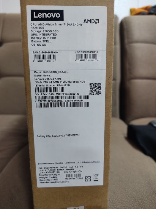Noutbuk Lenovo V15 G4 AMN srochna sotiladi
