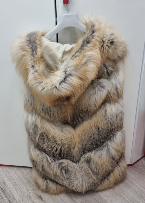 Полушубок  из лисы