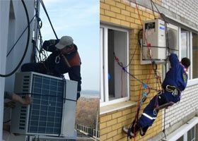 Кондиционер установка