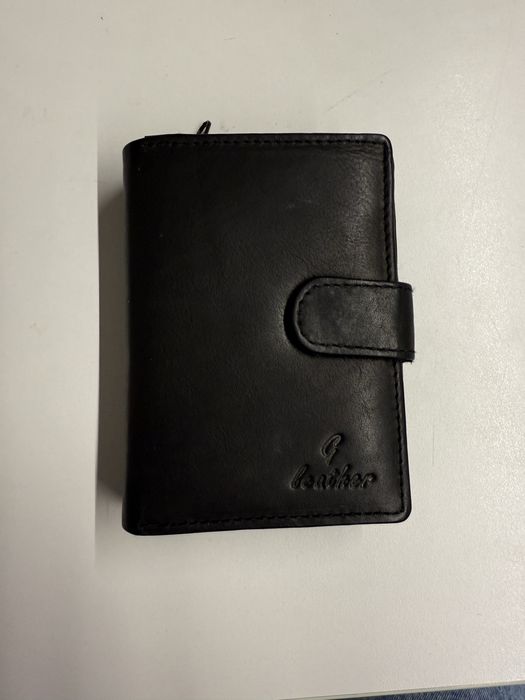 Естествена кожа портфейл