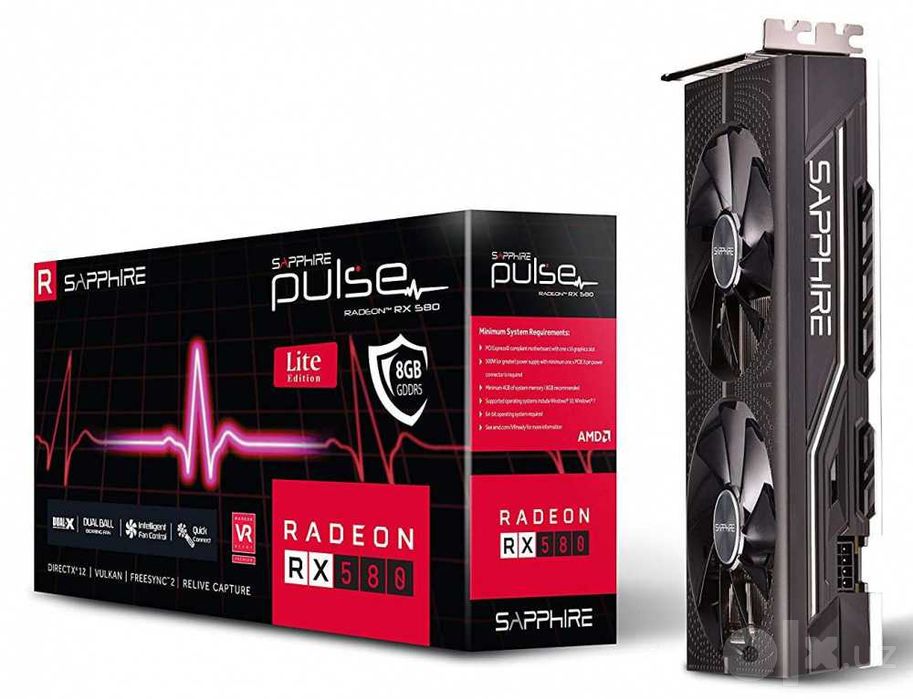 Sapphire PULSE RX 580 8 ГБ