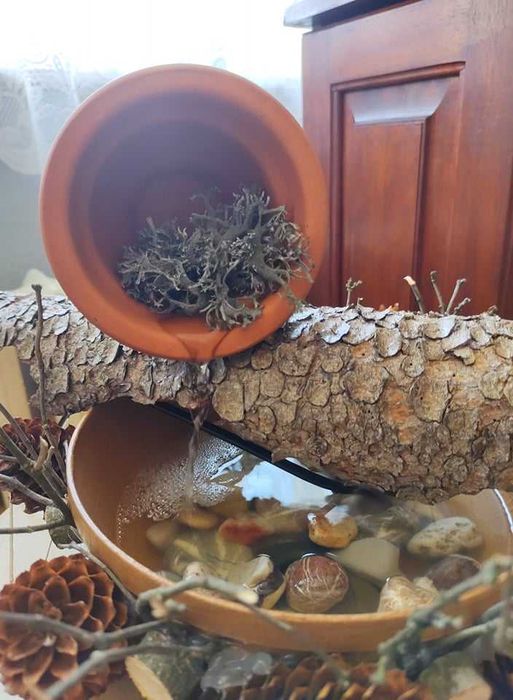 Фонтан - горски с бухал - НАМАЛЕН