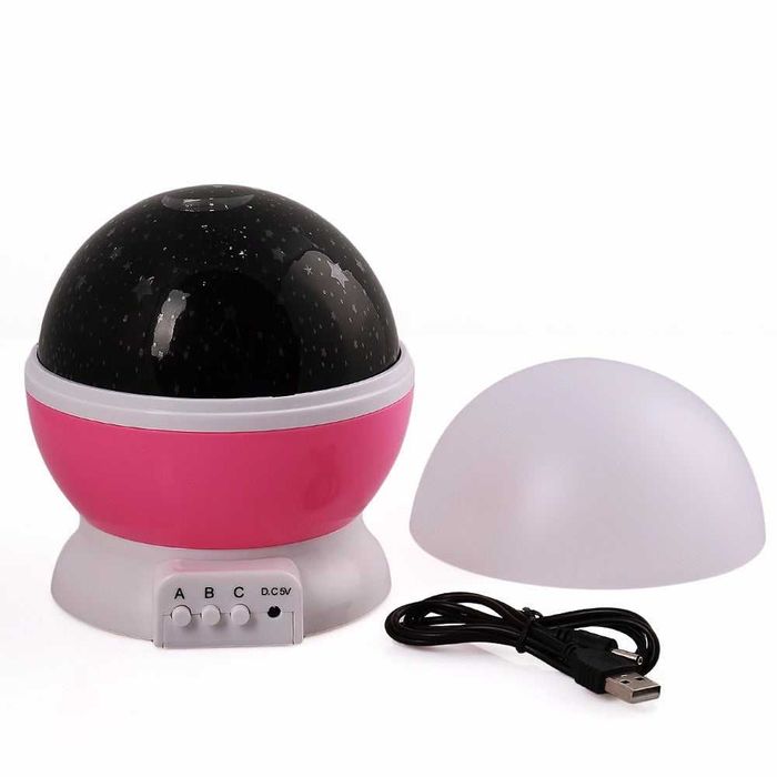 Lampa de Veghe Star Master – Proiector Rotativ Stele si Luna