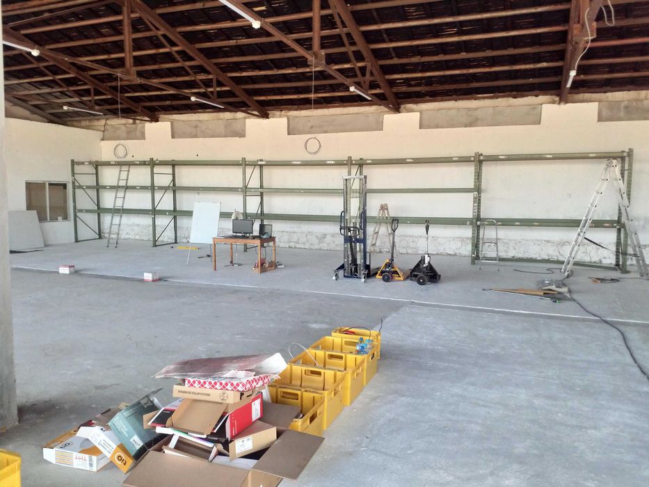 Индустриална база до АМ Тракия – халета 1000 м² + двор 7300 м² – ТИР достъп