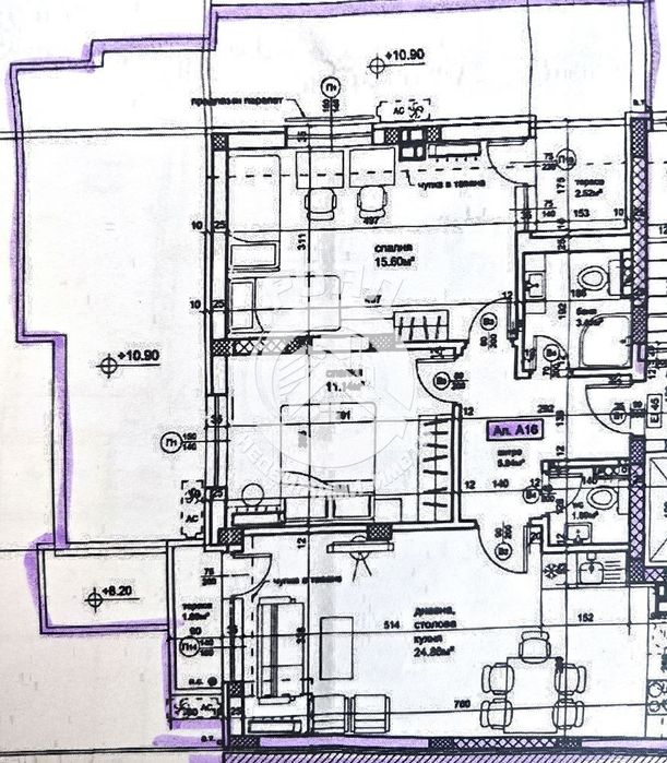 Продава се Тристаен апартамент в Пловдив, Христо Смирненски - 107 кв.м за 1163 €/кв.м - Снимка #1