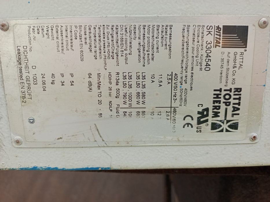 Кондиционер RITAL top therm