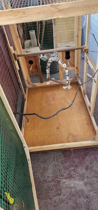 Клетка для попугаев размер 1м х 1м х 0.7м на заказ