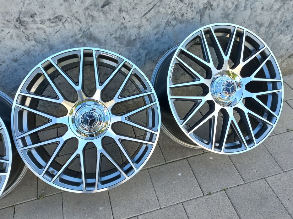 20.Mercedes ///AMG 8.5j et45 9.5j et40 Sport Paket Black Matt Polish l