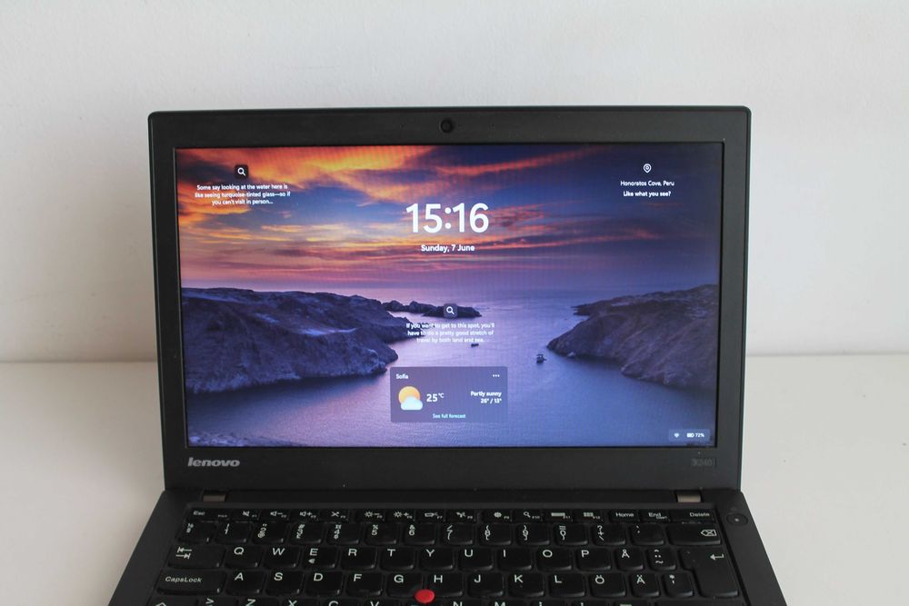 Lenovo ThinkPad x240 4GB RAM, 128GB, с Windows 11, използван