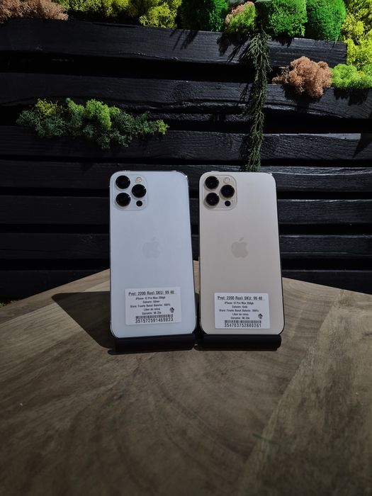 iPhone 12 Pro Max 256gb Silver/Gold Neverlocked Bat 100%/Garantie