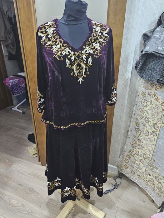 Велюровый костюм большие разм