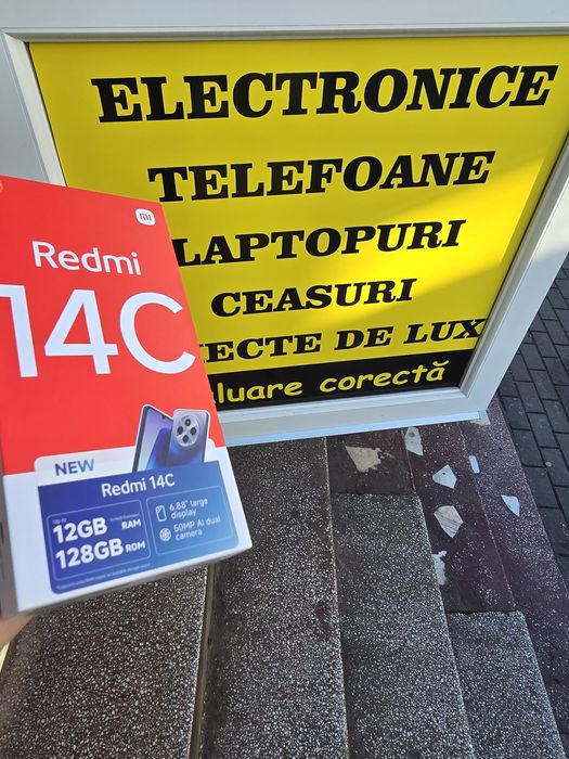 Telefon Redmi 14c - 128GB  - 6GB RAM  - android  - dual sim  - NOU !