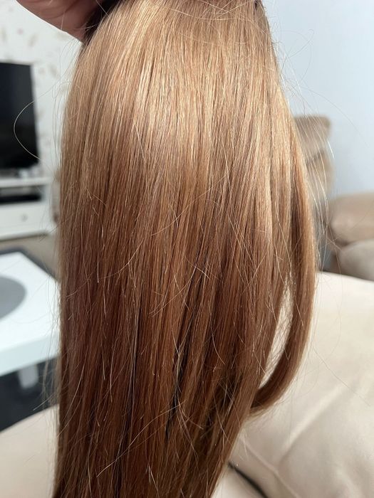 Extensii Păr Natural Rusesc Oskar – NOI, 320g, 60 cm, Blond Închis Nr. 8
