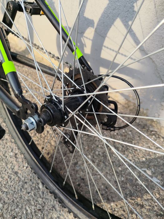 Bicicletă MTB ST 500 24" neagră copii 135-150 cm
