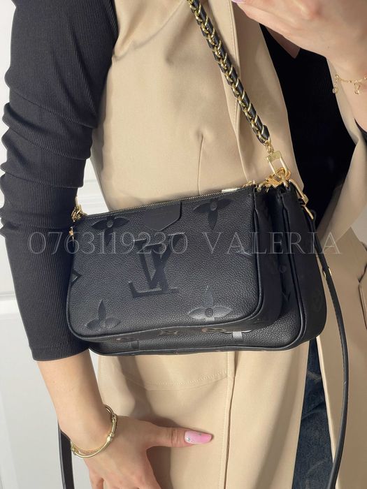 Geanta Louis Vuitton - Piele Neagra model nou