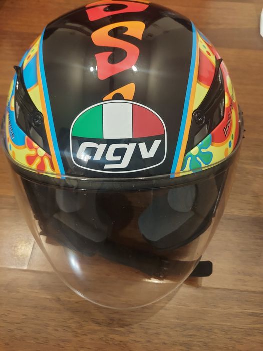 Отворена дамска каска за мотор/скутер AGV Blade Drudi Performance Flowers