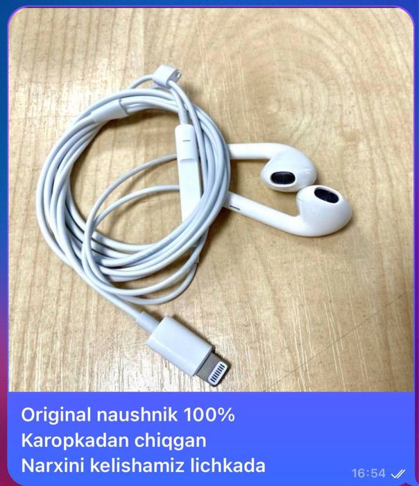 Original iphone naushniki