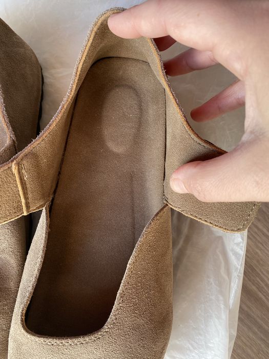 Балетки замшевые новые