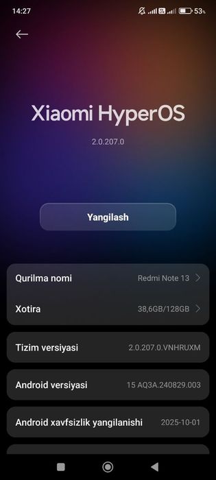 Redmi note 13 4g 6/128  korobka dokument bor.