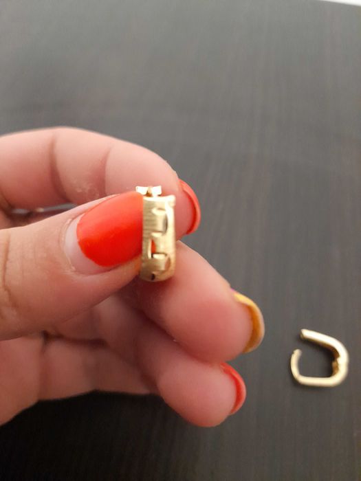 Vand cercei de aur 14k