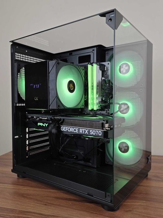 Геймърски компютър - Нов ( Ryzen 7 7700 | RТX 5070 | DDR5 RAM | SSD NVMe )