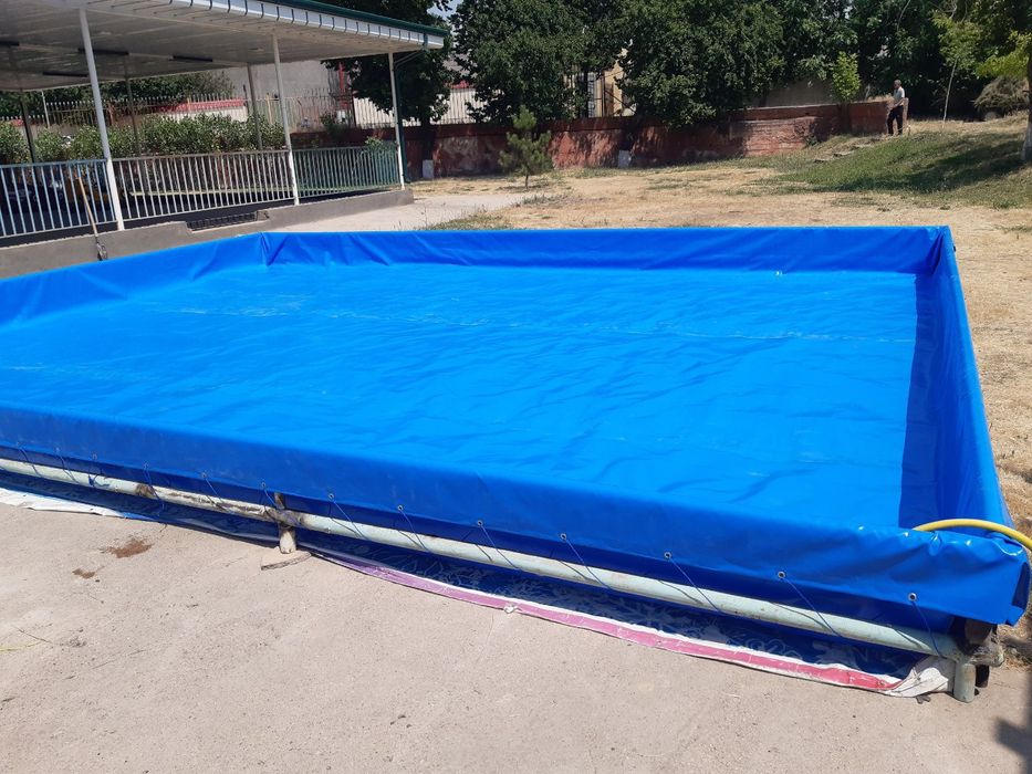 Банер баннер бассен бассейн тент baner banner tent bassen установка ки