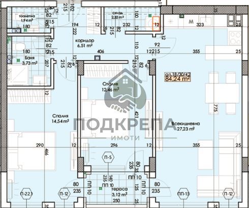 Продава се Тристаен апартамент в Пловдив, Тракия - 100 кв.м за 706 €/кв.м - Снимка #2