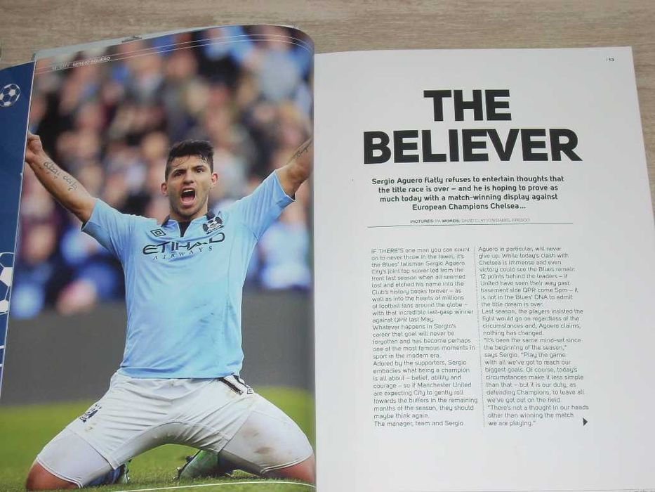 Манчестър Сити оригинални английски футболни програми 2012, 2013, 2018